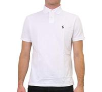 Ralph Lauren Polo Herren Poloshirt Custom-Slim-Fit Weiß XXL