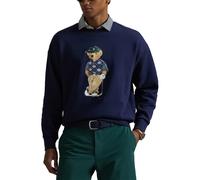 RALPH LAUREN Pullover Knit Fleece Print, navy