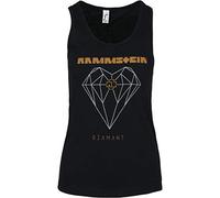 Rammstein Damen RS017-Ladies Diamant Tanktop Top, Schwarz (Black 00007), S