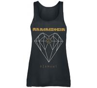 Rammstein Diamant Top schwarz in XL