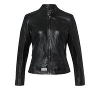 Rammstein Frauen Lederjacke Flügel schwarz, Offizielles Band Merchandise (S)
