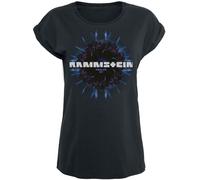 Rammstein Herzeleid Blume T-Shirt schwarz in L