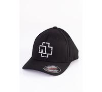 Rammstein - Logo - Cap - Schwarz - Onesize - 63% Polyester, 34% Baumwolle, 3% Elastan Schwarz Onesize