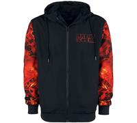 Rammstein Logo Windbreaker schwarz rot in 4XL