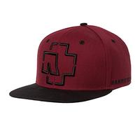 Rammstein Snapback Cap Logo Bordeaux, Offizielles Band Merchandise
