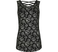 Rammstein Stripped Top schwarz in S