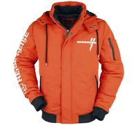 Rammstein Winterjacke Winterjacke orange schwarz in XXL