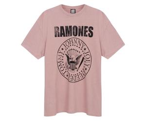 Ramones Amplified Collection - Vintage Crest T-Shirt rosa in XL