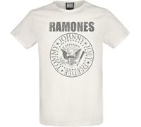 Ramones Amplified Collection - Vintage Shield T-Shirt weiß in L