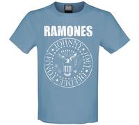 Ramones Classic Seal T-Shirt blau in M
