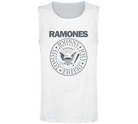 Ramones Crest Tank-Top weiß in M