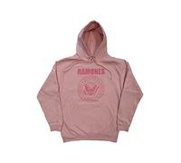 Ramones Kapuzenpullover Rosa Hey Ho Seal Band Logo Nue offiziell Unisex Rosa L