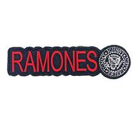 Rock Off Trade Aufnäher Ramones – Logo & Seal – gewebt