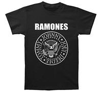 Ramones Men's Presidential Seal T-Shirt Black (X-Large)