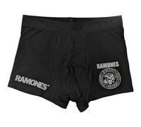 Ramones 'Presidential Seal' (Schwarz) Unisex Boxershorts (UK, Alpha, XL, Regular, Regular, Schwarz)