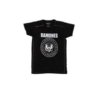 Ramones - Presidential Seal Snow Wash - T-Shirt - Schwarz - S - 100% Baumwolle Schwarz S