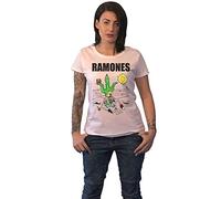 Ramones - T-Shirt # S White Ladies # Loco Live