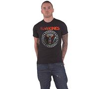 Ramones - T-Shirt # L Black Unisex # Vintage Eagle Seal
