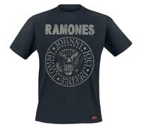 Ramones Seal Hey Ho Distressed Band Logo T Shirt XXL