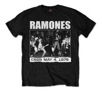 Rock Off Trade T-Shirt Ramones CBGB 1978 Schwarz Unisex Größe L
