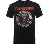 Rock Off Trade T-Shirt Ramones – Vintage Eagle Seal – Schwarz Unisex Größe M