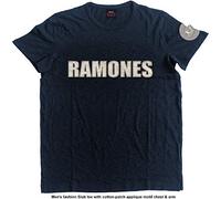 Ramones T-Shirt Logo & Presidential Seal Blau M