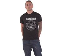 Ramones T Shirt Presidential Seal Band Logo Nue offiziell Unisex Schwarz XXXL