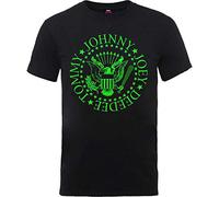 Ramones - T-Shirt # S Black Unisex # Green Seal