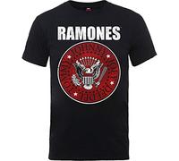 Ramones - T-Shirt # Xl Black Unisex # Red Fill Seal