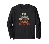 Rana Name Rana Personalized Name First Given Langarmshirt