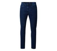 5-Pocket-Jeans, Herren, Gr. 36, Länge 32, blau (dunkelblau stonewash), Denim/Jeans, Obermaterial: 72% Baumwolle, 26% Polyester, 2% Elasthan, PIONEER AUTHENTIC JEANS, gerade lang, Jeans 5-Pocket-Jeans 
