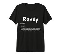 Randy Definition Personalized Name Custom Costume for Randys Premium T-Shirt