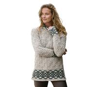 Ranelagh Jacquard Ladies Sweater Oatmeal