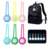 RANJIMA LED Blinklicht Schulranzen, 6 Stück Sicherheitslicht mit 3 Leuchtmodi,LED Reflektoren Kinder, Blinklicht Schulranzen Licht Reflektor Anhänger für Kinder Haustiere Jogger Rucksack Camper Laufen