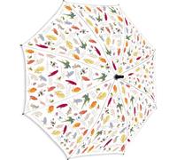 Rannenberg & Friends Regenschirm 'Bunte Vögel' Weiß one size