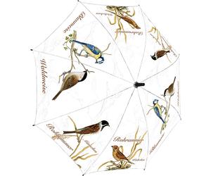 Rannenberg & Friends Regenschirm 'Naumann Vögel' Weiß STK.