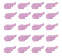 Ranuw 20 Stück kleine Plüsch Applikationen in Flügelform, gepolstert, zum Basteln, für Kleidung, Nähen, für Damen, Haarband, Haarnadel Applikationen für die Reparatur, dekorativ für Jeans, dekorativ