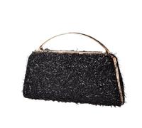 Ranuw Elegante Abendtasche mit metallischen Quasten für formelle Anlässe, glitzernde Damen Clutch Handtasche mit abnehmbarem Kettenriemen, Braut und Hochzeitshandtasche