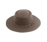 Ranuw Homburg Exotische Wollmütze, Geschenke für Freund, mit breiter Krempe, Unisex Kleidung für Versammlungen, Foto Requisiten, Fedoras, Bulkware