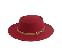 Ranuw Homburg Exotische Wollmütze, Geschenke für Freund, mit breiter Krempe, Unisex Kleidung für Versammlungen, Foto Requisiten, Fedoras, Bulkware