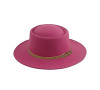 Ranuw Homburg Exotische Wollmütze, Geschenke für Freund, mit breiter Krempe, Unisex Kleidung für Versammlungen, Foto Requisiten, Fedoras, Bulkware