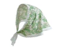 Ranuw Zarter dreieckiger Schal mit Blumenmuster, atmungsaktiver Spitzenbesatz für Damen, der verschiedene Outfits und Alltagskleidung aufwertet Dreieckiger Schal aus Spitze