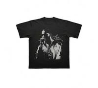 Rap Singer - Men'S Drake All The Dogs Graphic T-Shirt - Black & White Hip Hop Rap Tee with Signature & Chain Design, Geometric Print Casual St