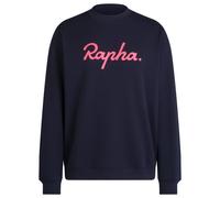 Rapha - Heavyweight Cotton Sweatshirt Large Logo - Sweat- & Trainingsjacke, Gr. S, blau (DarkNavy/High-VisPink)