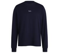 Rapha - Long Sleeve Cotton T-Shirt - Longsleeve, Gr. L, blau (DarkNavy/White)