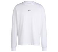 Rapha - Long Sleeve Cotton T-Shirt - Longsleeve, Gr. XXL, weiß (White/Black)