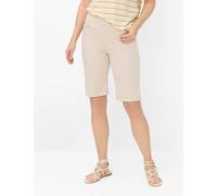Raphaela by Brax Damen Hose Style PAMINA BERMUDA BEACH, hellbeige, Gr. 46