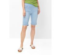 Bequeme Jeans RAPHAELA BY BRAX "Style PAMINA BERMUDA", Damen, Gr. 44, Normalgrößen, hellblau, Denim/Jeans, 50% Baumwolle, 40% Lyocell, 7% Elastomultiester, 3% Elasthan, Jeans (68217623-44) hellblau
