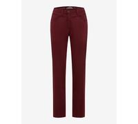 Raphaela by Brax Damen Five-Pocket-Hose Style CAREN NEW BURGUNDY, dunkelrot, Gr. 52K