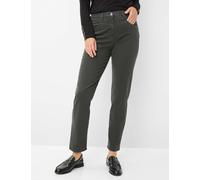 Raphaela by Brax Damen Five-Pocket-Hose Style CAREN NEW DARK IVY Grün Oliv, grün - oliv, Gr. 48K
